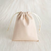 Jewelry Storage Bag Pu Leather Drawstring