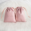 Jewelry Storage Bag Pu Leather Drawstring