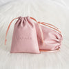 Jewelry Storage Bag Pu Leather Drawstring