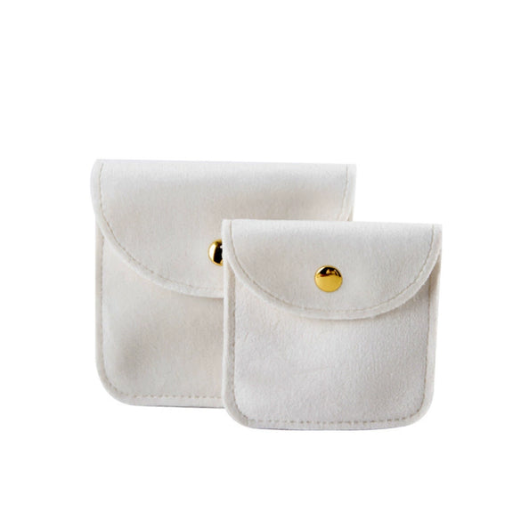 Jewelry Storage Bag Velvet Double Sided Snap Button Square For Bracelet And Jade Wenwan Bracelet