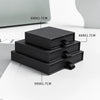 Jewelry Storage Box Black Card Lid Paper Cardboard Jewelry Packaging Box