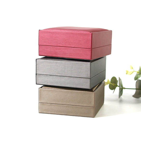 Jewelry Storage Box Brushed Leather Threepiece