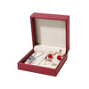 Jewelry Storage Box Brushed Leather Threepiece