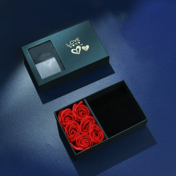 Jewelry Storage Box Made Of Paper And Cardboard For Earrings Ring Bracelet Necklace