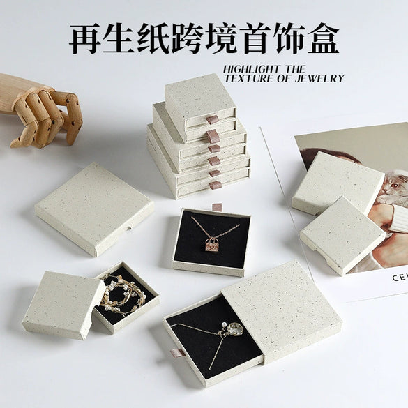 Jewelry Storage Box Ring Earring Drawer Box Jewelry Packaging Box Made Of Paper And Cardboard