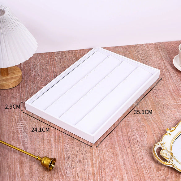 Jewelry Storage Display Tray Pu Leather High Sense