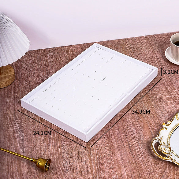 Jewelry Storage Display Tray Pu Leather High Sense