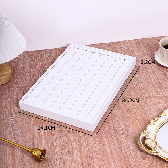 Jewelry Storage Display Tray Pu Leather High Sense