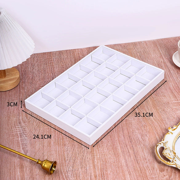 Jewelry Storage Display Tray Pu Leather High Sense