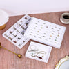 Jewelry Storage Display Tray Pu Leather High Sense