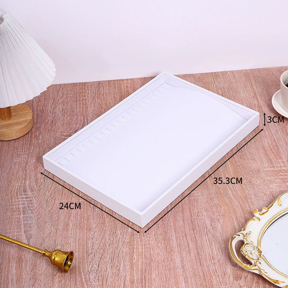 Jewelry Storage Display Tray Pu Leather High Sense