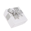 Jewelry Storage Gift Box With White Bow For Necklace Ring Earrings