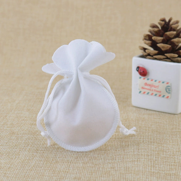 Jewelry Storage Gourd Drawstring Bag Velvet Flocking Cloth