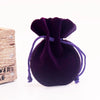 Jewelry Storage Gourd Drawstring Bag Velvet Flocking Cloth