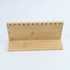 Jewelry Storage Rack Bamboo Wood Microfiber Square Highend
