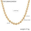Jewelry Suit 316L Stainless Steel Chain Pattern Mixed Color 3A Zircon Pvd Vacuum Plating Bracelet And Necklace
