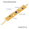 Jewelry Suit 316L Stainless Steel Inlaid Zircon Electroplating Chain Style Pendant Niche Design