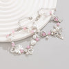 Jewelry Sweet Imitation Pearl Bow Heartshaped Starshaped Alloy Bracelet
