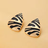 Jewelry Threepiece Set Alloy Geometric Triangle Leopard Print Electroplating For Women