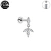Jewelry Titanium Alloy Stainless Steel Geometric Electroplating Pendant Earrings Unisex
