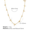 Jewelry 316L Stainless Steel Bohemian Geometric Electroplated For Women