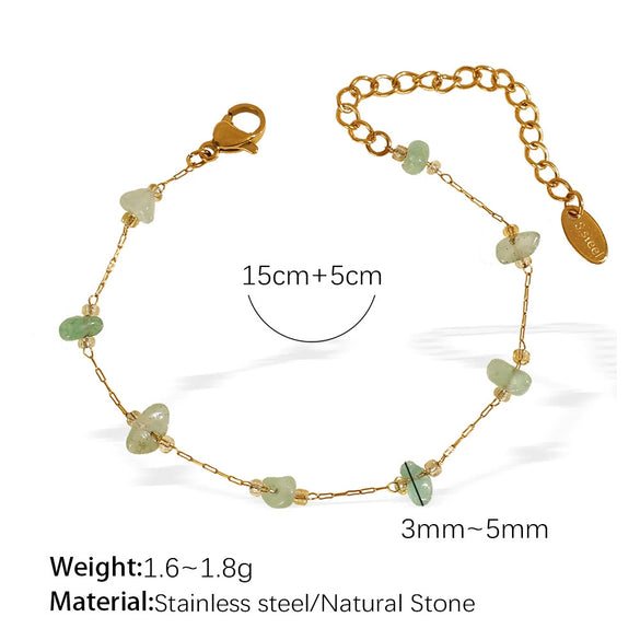 Jewelry 316L Stainless Steel Bohemian Geometric Electroplated For Women