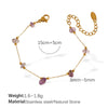Jewelry 316L Stainless Steel Bohemian Geometric Electroplated For Women
