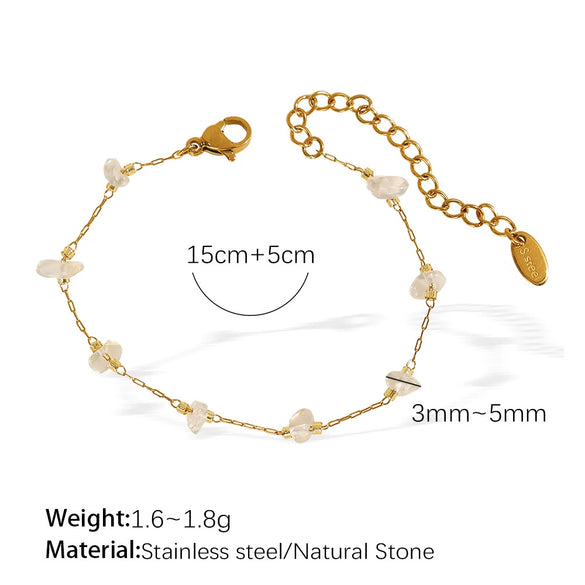 Jewelry 316L Stainless Steel Bohemian Geometric Electroplated For Women