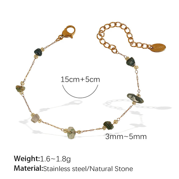 Jewelry 316L Stainless Steel Bohemian Geometric Electroplated For Women