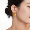 Jewelry Titanium Steel Bow Joker Style Electroplated Pendant Earrings