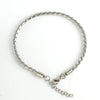 Jewelry 316L Stainless Steel Bracelet Geometric Style Electroplating For Men And Women
