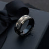 Jewelry Titanium Steel Camouflage Geometric Unisex Electroplating Laser Marking Ring