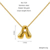Jewelry Titanium Steel Clavicle Chain With Cartoon Bubble And English Letter Design Electroplated