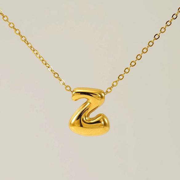 Jewelry Titanium Steel Clavicle Chain With Cartoon Bubble And English Letter Design Electroplated