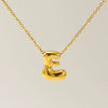 Jewelry Titanium Steel Clavicle Chain With Cartoon Bubble And English Letter Design Electroplated
