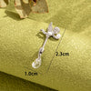Jewelry Titanium Steel Crown Shape Electroplated For Women