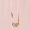 Jewelry Titanium Steel Crystal Geometric Punk Style Electroplated Bow Earrings Flower Necklace Pendant Bracelet