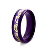 Jewelry Titanium Steel Dragon And Phoenix Pattern Electroplated Couple Ring Bracelet