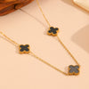 Jewelry Titanium Steel Flowers Design