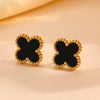 Jewelry Titanium Steel Flowers Design