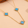 Jewelry Titanium Steel Flowers Design