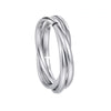 Jewelry Titanium Steel Geometric Electroplating Ring For Women And Couples