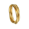 Jewelry Titanium Steel Geometric Electroplating Ring For Women And Couples