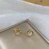 Jewelry Titanium Steel Geometric Peach Heart Style For Women