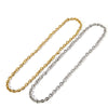 Jewelry Titanium Steel Geometric Wave Dragon Bone Chain Electroplating Unisex