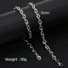 Jewelry Titanium Steel Geometric Wave Dragon Bone Chain Electroplating Unisex