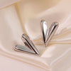 Jewelry Titanium Steel Heartshaped Earrings Ins Style Stamping