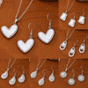 Jewelry Titanium Steel Heartshaped Imitation Shell Street Style With Love Water Drops Bell Pattern Electroplated For Men And Women