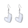 Jewelry Titanium Steel Heartshaped Imitation Shell Street Style With Love Water Drops Bell Pattern Electroplated For Men And Women