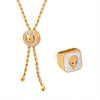 Jewelry 316L Stainless Steel Lion Head Design Electroplating